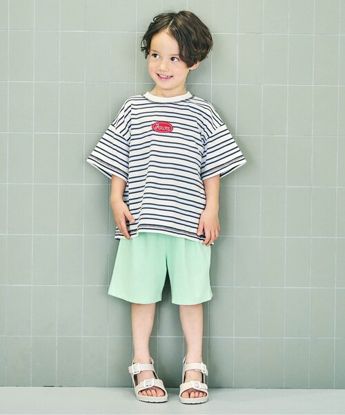apres les cours(アプレレクール)の「【接触冷感】ひんやりスターポケットハーフパンツ(その他パンツ・キッズ・ミント/ブルー・100/130/120/110/90/80)」の10枚目の写真