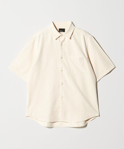 green label relaxing(グリーンレーベルリラクシング)の「【WEB限定】JUST fit ソフト ドレープ 半袖 シャツ(シャツ/ブラウス・メンズ・ネイビー/ダークグレー/ライトグレー/オフホワイト・S/XL/L/M)」の14枚目の写真