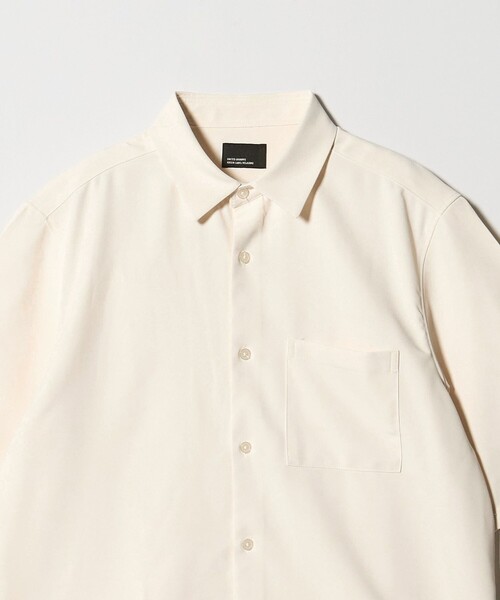 green label relaxing(グリーンレーベルリラクシング)の「【WEB限定】JUST fit ソフト ドレープ 半袖 シャツ(シャツ/ブラウス・メンズ・ネイビー/ダークグレー/ライトグレー/オフホワイト・S/XL/L/M)」の15枚目の写真