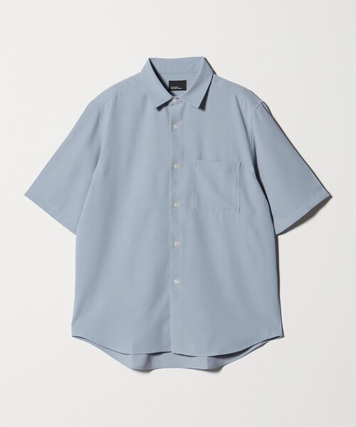 green label relaxing(グリーンレーベルリラクシング)の「【WEB限定】JUST fit ソフト ドレープ 半袖 シャツ(シャツ/ブラウス・メンズ・ネイビー/ダークグレー/ライトグレー/オフホワイト・S/XL/L/M)」の17枚目の写真