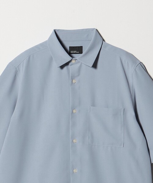 green label relaxing(グリーンレーベルリラクシング)の「【WEB限定】JUST fit ソフト ドレープ 半袖 シャツ(シャツ/ブラウス・メンズ・ネイビー/ダークグレー/ライトグレー/オフホワイト・S/XL/L/M)」の18枚目の写真