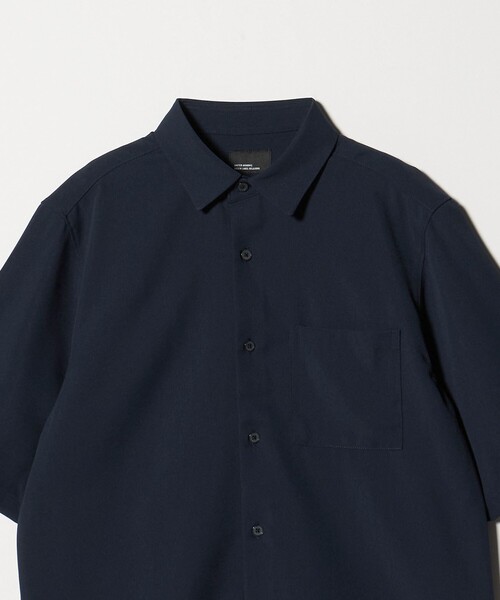 green label relaxing(グリーンレーベルリラクシング)の「【WEB限定】JUST fit ソフト ドレープ 半袖 シャツ(シャツ/ブラウス・メンズ・ネイビー/ダークグレー/ライトグレー/オフホワイト・S/XL/L/M)」の21枚目の写真