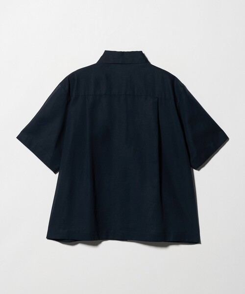 BEAUTY&YOUTH UNITED ARROWS(ビューティーアンドユースユナイテッドアローズ)の「コットンツイル シアー サファリシャツ(シャツ/ブラウス・レディース・ライラック/ネイビー/ワイン・S/M)」の6枚目の写真