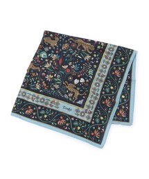 DRAKE'S（ドレイクス）の「Drake's TIGER GARDEN PRINT BANDANA ウールシルクプリントスカーフ（バンダナ/スカーフ）」