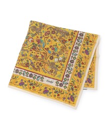 DRAKE'S（ドレイクス）の「Drake's TIGER GARDEN PRINT BANDANA ウールシルクプリントスカーフ（バンダナ/スカーフ）」