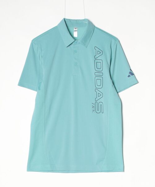 adidas（アディダス）の「【別注】アディダス adidas M TRN ポロシャツ 限定コラボ（ポロシャツ・メンズ・ブラック/ホワイト/グリーン・M/L/LL/3L/S）」の3枚目の写真