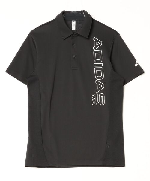 adidas（アディダス）の「【別注】アディダス adidas M TRN ポロシャツ 限定コラボ（ポロシャツ・メンズ・ブラック/ホワイト/グリーン・M/L/LL/3L/S）」の4枚目の写真