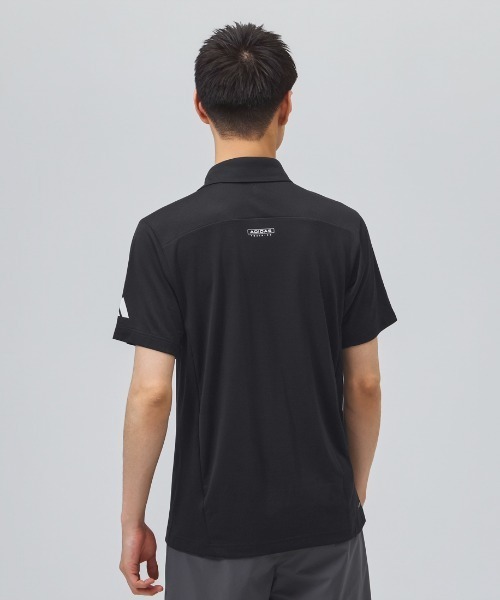 adidas（アディダス）の「【別注】アディダス adidas M TRN ポロシャツ 限定コラボ（ポロシャツ・メンズ・ブラック/ホワイト/グリーン・M/L/LL/3L/S）」の11枚目の写真