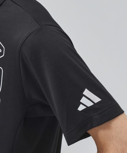 adidas（アディダス）の「【別注】アディダス adidas M TRN ポロシャツ 限定コラボ（ポロシャツ・メンズ・ブラック/ホワイト/グリーン・M/L/LL/3L/S）」の7枚目の写真