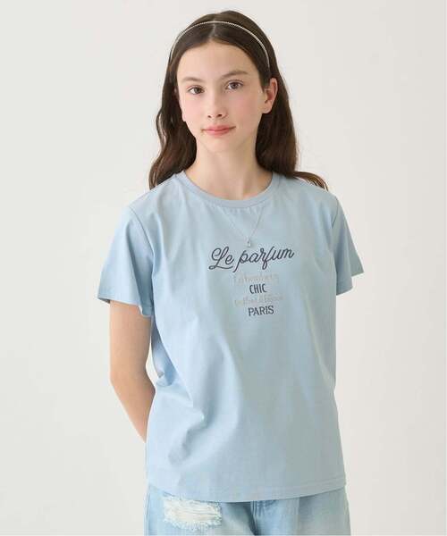 接触冷感】ネックレス半袖Tシャツ（Tシャツ/カットソー）｜pom ponette