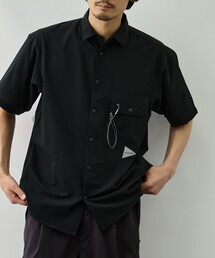 and wander | 【and wander/アンドワンダー】dry breathable SS shirt(シャツ/ブラウス)