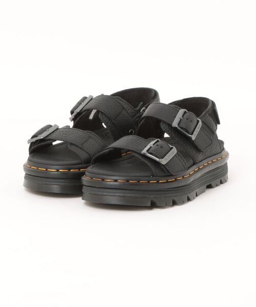 Dr. Martens(ドクターマーチン)の「【Dr.Martens】ドクターマーチン ZEBZAG(ゼブザグ)ストラップサンダル 43398001(サンダル・レディース・ブラック・5inch/6inch/4inch)」の1枚目の写真