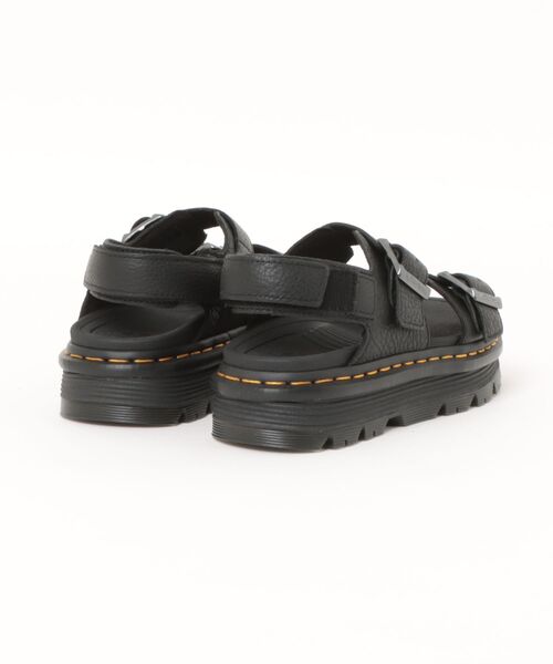 Dr. Martens(ドクターマーチン)の「【Dr.Martens】ドクターマーチン ZEBZAG(ゼブザグ)ストラップサンダル 43398001(サンダル・レディース・ブラック・5inch/6inch/4inch)」の2枚目の写真