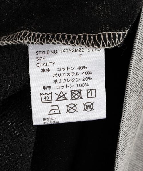 DANKE SCHON（ダンケシェーン）の「【WEB&DEPOT限定】DankeSchon/ダンケシェーン/PIGMENT NOSLEEVES（Tシャツ/カットソー・レディース・グレー/ブラック・F）」の4枚目の写真