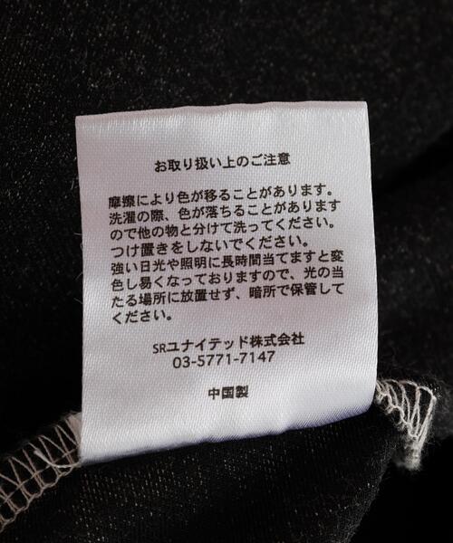 DANKE SCHON（ダンケシェーン）の「【WEB&DEPOT限定】DankeSchon/ダンケシェーン/PIGMENT NOSLEEVES（Tシャツ/カットソー・レディース・グレー/ブラック・F）」の3枚目の写真