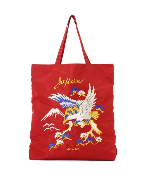 AVIREX(アヴィレックス)の「《WEB限定》NYLON TOTE BAG ”EAGLE” / ナイロン トートバッグ イーグル / AVIREX / アヴィレックス(トートバッグ・メンズ・ワイン/ダークブラウン/ロイヤルブルー/チャコール・FREE)」の13枚目の写真