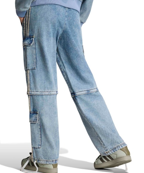 adidas(アディダス)の「adidas MID RISE 2-IN-1 DENIM PANTS / アディダス ミッドライズ 2イン1 デニム パンツ(デニムパンツ・レディース・ライトインディゴブルー・S/M/L)」の8枚目の写真