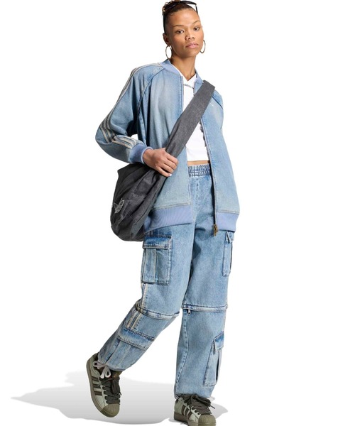 adidas(アディダス)の「adidas MID RISE 2-IN-1 DENIM PANTS / アディダス ミッドライズ 2イン1 デニム パンツ(デニムパンツ・レディース・ライトインディゴブルー・S/M/L)」の11枚目の写真