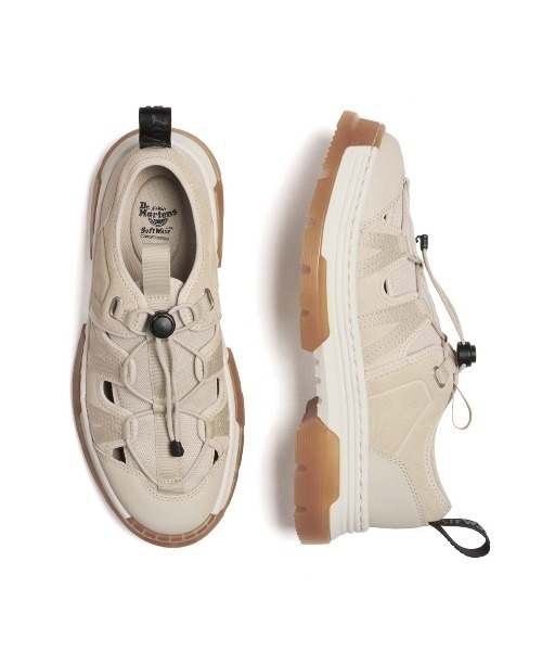 Dr. Martens（ドクターマーチン）の「Dr. MARTENS WAYFINDER OPEN LOW 3 TIE SHOES（ドクターマーチン ウェイファインダー オープン ロー 3 タイ シューズ）（スニーカー・メンズ・ベージュ系・27cm/26cm/25cm/24cm/23cm/29cm/28cm）」の4枚目の写真