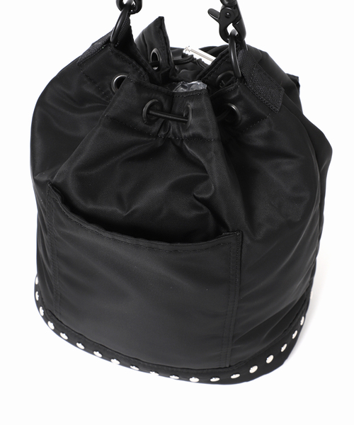 Mackintosh（マッキントッシュ）の「MACKINTOSH/マッキントッシュ DRAWSTRING BUCKET STUDS バッグ（クラッチバッグ・レディース・ブラック・FREE）」の10枚目の写真
