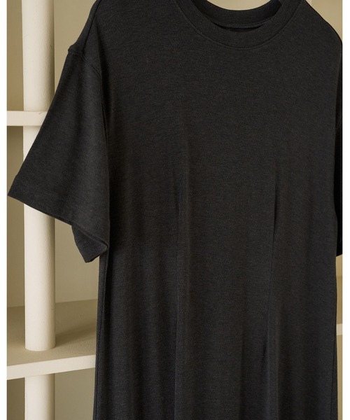 anuke（アンヌーク）の「Soft Cocoon Onepiece（ワンピース・レディース・ブラウン/チャコールグレー・36inch/38inch）」の10枚目の写真