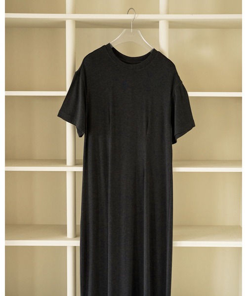 anuke（アンヌーク）の「Soft Cocoon Onepiece（ワンピース・レディース・ブラウン/チャコールグレー・36inch/38inch）」の11枚目の写真