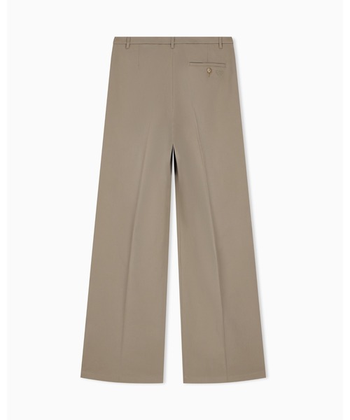 EMPORIO ARMANI(エンポリオアルマーニ)の「【エンポリオ アルマーニ】ワイドレッグパンツ ストレッチブラッシュドコットン(その他パンツ・レディース・キャメル・42/40/38)」の3枚目の写真