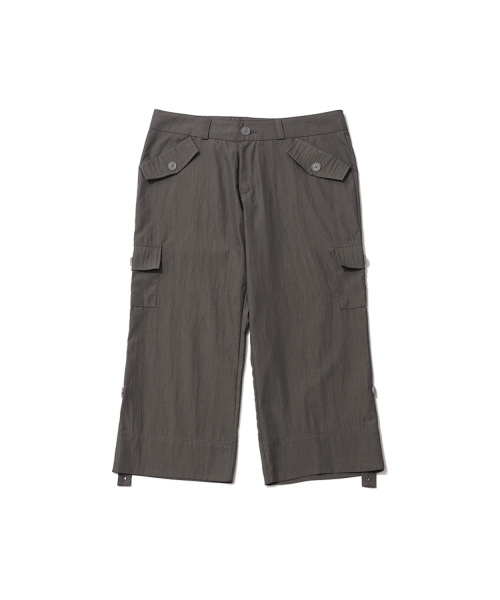 ITZAVIBE（イッザバイブ）の「STRAP POINT CAPRI PANTS - CHARCOAL（その他パンツ・レディース・その他・MEDIUM/LARGE）」の5枚目の写真