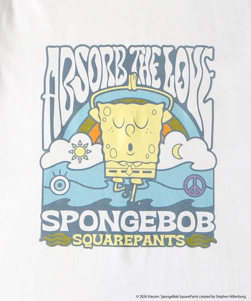MFC STORE(エムエフシーストア)の「SpongeBob x MFC STORE ABSORB THE LOVE S/S TEE(Tシャツ/カットソー・メンズ・ホワイト・XS/S/M/L/XL/XXL)」の5枚目の写真