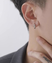 tunee（チュニー）の「【456870】メンズノットフープピアス/ペア(RZ)（ピアス（両耳用））」