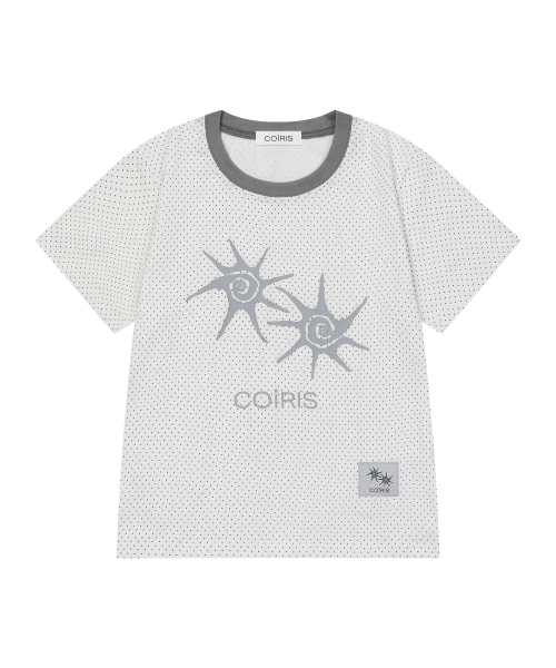 COIRIS（コイリス）の「ソルナドット配色半袖Tシャツ（5カラー）（Tシャツ/カットソー・レディース・ダークブラウン/ホワイト/チャコールグレー/ブラック/ネイビー・FREE）」の14枚目の写真