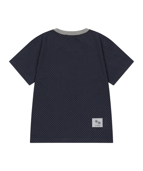 COIRIS（コイリス）の「ソルナドット配色半袖Tシャツ（5カラー）（Tシャツ/カットソー・レディース・ダークブラウン/ホワイト/チャコールグレー/ブラック/ネイビー・FREE）」の19枚目の写真
