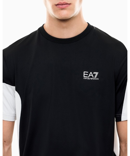 EMPORIO ARMANI EA7(エンポリオアルマーニイーエーセブン)の「<オンライン限定>【エンポリオ アルマーニ EA7】カラーブロック 半袖Tシャツ Tennis Pro(Tシャツ/カットソー・メンズ・ブラック/グリーン・X-LARGE/LARGE/SMALL/MEDIUM/X-SMALL)」の9枚目の写真