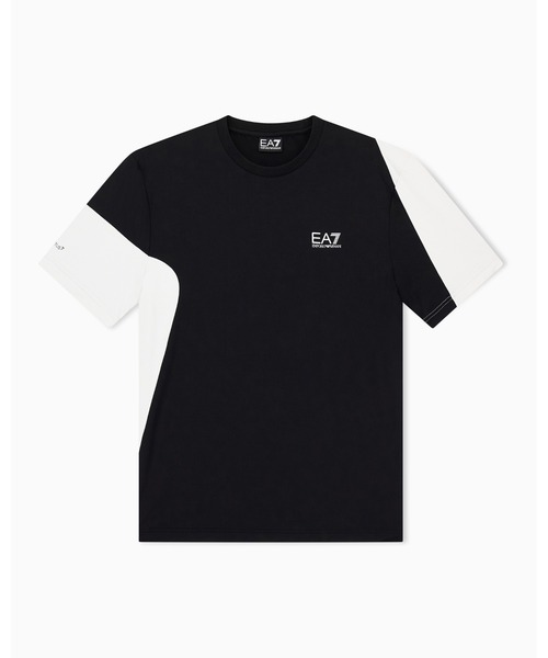 EMPORIO ARMANI EA7(エンポリオアルマーニイーエーセブン)の「<オンライン限定>【エンポリオ アルマーニ EA7】カラーブロック 半袖Tシャツ Tennis Pro(Tシャツ/カットソー・メンズ・ブラック/グリーン・X-LARGE/LARGE/SMALL/MEDIUM/X-SMALL)」の7枚目の写真