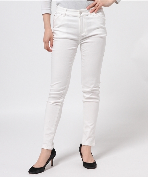 mystic(ミスティック)の「【mystic】スキニーパンツ(その他パンツ・レディース・オフホワイト/ライトグレー/ライトブルー/ブラック・0/1/2)」の2枚目の写真