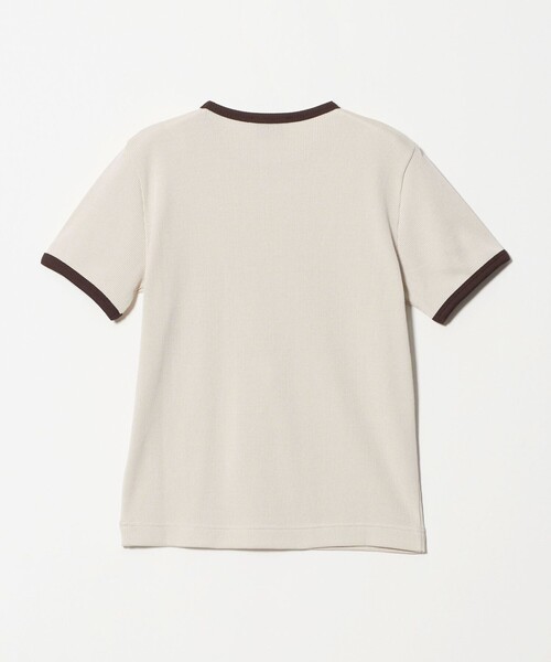 UNITED ARROWS(ユナイテッドアローズ)の「リブ バイカラーパイピング ショートスリーブ Tシャツ(Tシャツ/カットソー・レディース・ダークグレー/ネイビー/オフホワイト/ワイン/ベージュ・FREE)」の22枚目の写真