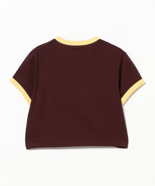 Ray BEAMS(レイビームス)の「FRED PERRY / クロップド リンガー Tシャツ(1524CL)(Tシャツ/カットソー・レディース・ワイン・10)」の5枚目の写真