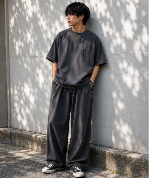 ALWAYS GOOD TIME(オルウェイズグッドタイム)の「【JEMORGAN/ジェーイーモーガン】"Air Fiber"ワッフルポケットTシャツ / 軽量・吸汗速乾・ドライタッチ(Tシャツ/カットソー・メンズ・チャコールグレー/ベージュ/ブラック・L/XL/M)」の10枚目の写真