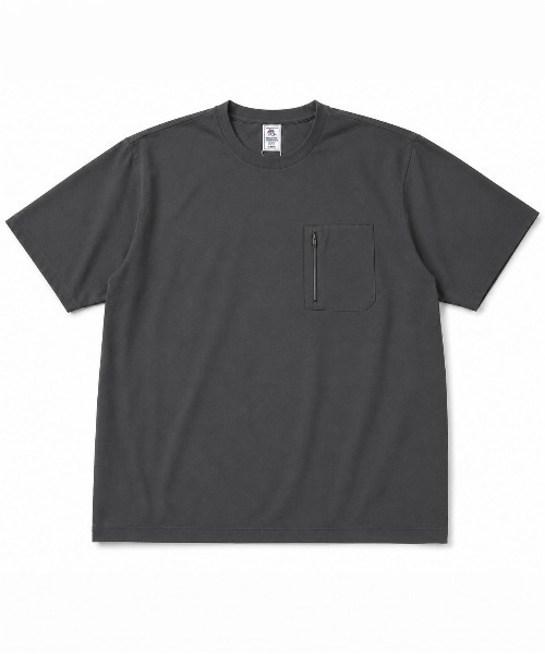 ALWAYS GOOD TIME(オルウェイズグッドタイム)の「【JEMORGAN/ジェーイーモーガン】"Air Fiber"ワッフルポケットTシャツ / 軽量・吸汗速乾・ドライタッチ(Tシャツ/カットソー・メンズ・チャコールグレー/ベージュ/ブラック・L/XL/M)」の14枚目の写真