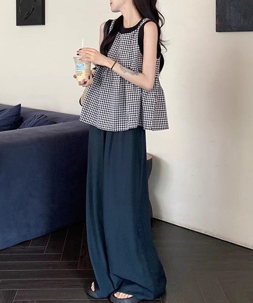 gossip!ロサンゼルス(ゴシップロサンゼルス)の「YUGA クルーネック バックシャントップス(シャツ/ブラウス・レディース・ブラック・XL/L/M)」の6枚目の写真