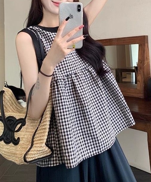 gossip!ロサンゼルス(ゴシップロサンゼルス)の「YUGA クルーネック バックシャントップス(シャツ/ブラウス・レディース・ブラック・XL/L/M)」の8枚目の写真