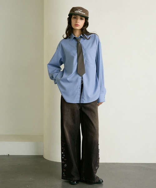 PBLIM(ページボーイリム)の「《UNISEX》ランダムボタンデニム(デニムパンツ・レディース・ブルー/ブラック・MEDIUM/LARGE)」の9枚目の写真
