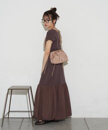 【KAIRI企画】脱部屋着見え！2WAYヘンリーワンピ