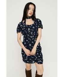 セール】BI COLOR COLLAR S/OP バイカラーカラーショートワンピース 春