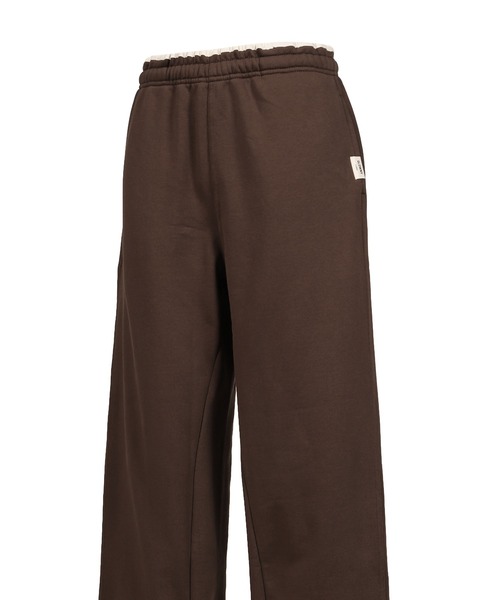 GLOWNY（グロウニ―）の「G CONTRAST SWEATPANTS 2.0（スウェットパンツ・レディース・ネイビー/ブラウン・SMALL/MEDIUM）」の5枚目の写真