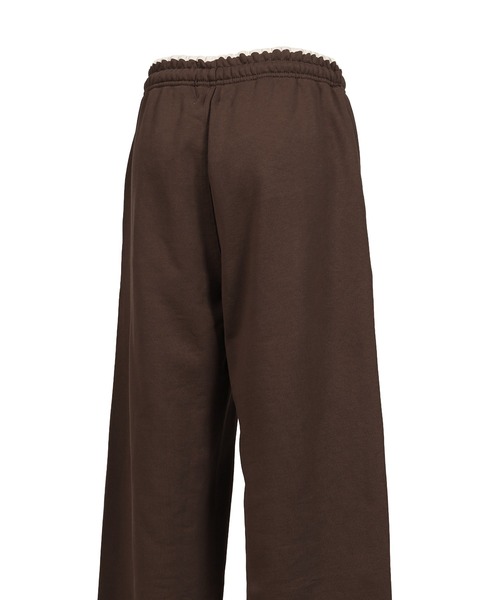 GLOWNY（グロウニ―）の「G CONTRAST SWEATPANTS 2.0（スウェットパンツ・レディース・ネイビー/ブラウン・SMALL/MEDIUM）」の6枚目の写真