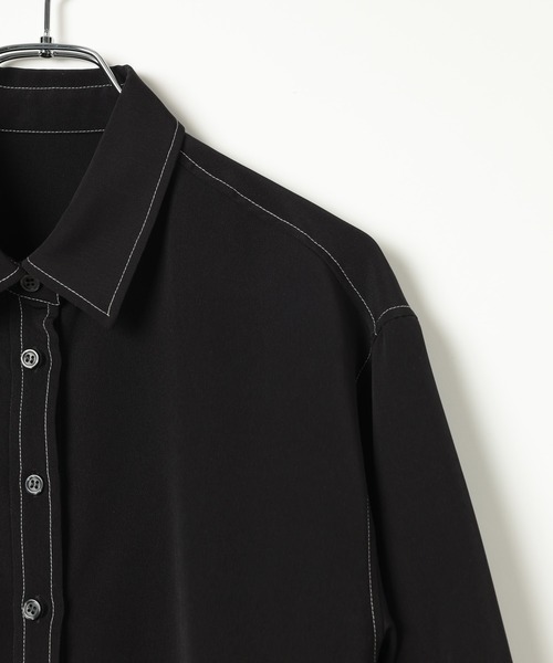 PAGEBOY（ページボーイ）の「ドロストスリーブショートシャツ（シャツ/ブラウス・レディース・ターコイズブルー/チャコールグレー/ブラック・FREE）」の22枚目の写真