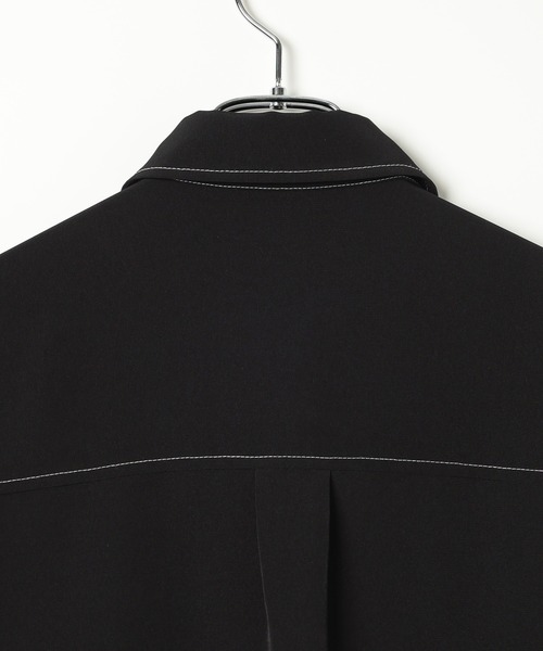 PAGEBOY（ページボーイ）の「ドロストスリーブショートシャツ（シャツ/ブラウス・レディース・ターコイズブルー/チャコールグレー/ブラック・FREE）」の21枚目の写真