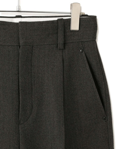 ADAM ET ROPE'(アダムエロペ)の「【サステナブル】NIKKEビンテージツイードスラックス/セットアップ対応(スラックス・レディース・ブラック系その他3・36/38)」の13枚目の写真