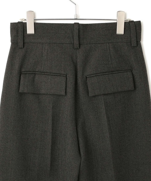 ADAM ET ROPE'(アダムエロペ)の「【サステナブル】NIKKEビンテージツイードスラックス/セットアップ対応(スラックス・レディース・ブラック系その他3・36/38)」の4枚目の写真